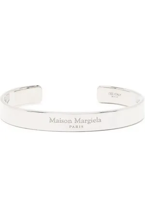 Maison Margiela Logo-engraved cuff bracelet