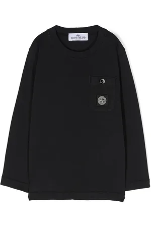 Stone Island Logo-patch cotton T-shirt