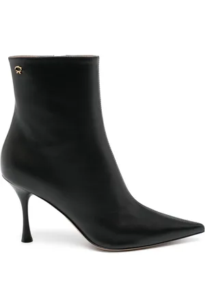 Gianvito Rossi 85mm pointy-toe leather boots