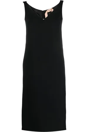 Nº21 Ruched-strap midi dress