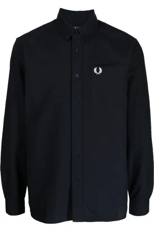 Fred Perry Oxford logo-embroidered cotton shirt