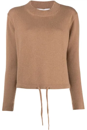 LISKA Cashmere drawstring-hem jumper