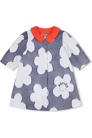 Kenzo Floral-print short-sleeve dress