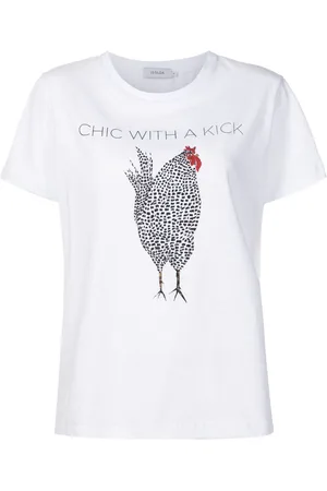 Isolda Graphic-print cotton T-shirt