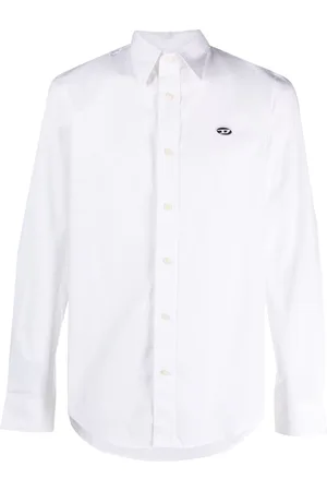 Diesel S-Benny-A logo-appliqué shirt