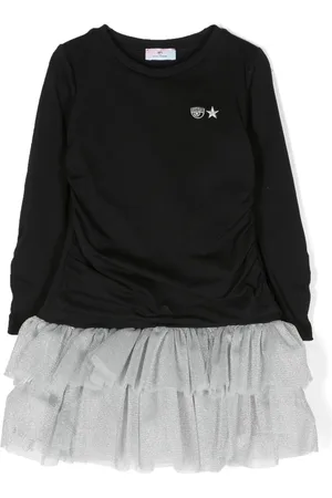 Chiara Ferragni Eyelike logo-embroidered tutu dress