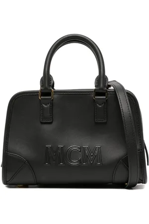 MCM Mini Aren logo-embossed bag