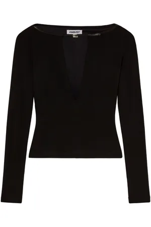 AMBUSH V-neck jersey top