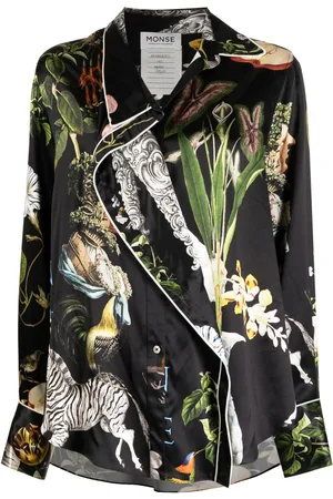 MONSE Layered-effect silk shirt