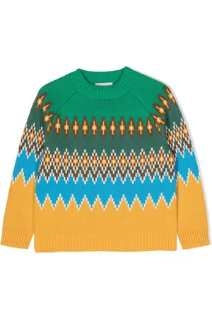Stella McCartney Fair isle intarsia-knit jumper