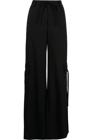 MONSE High-waist side-slit cargo trousers