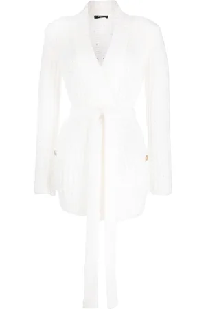 Balmain Sequin-embellished mohair-blend cardigan