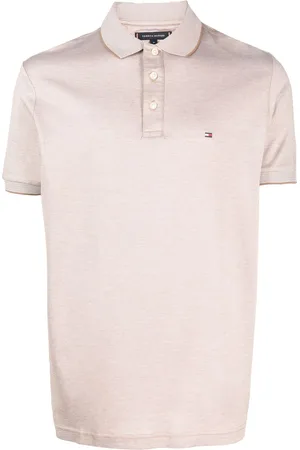 Tommy Hilfiger Logo-patch piqué polo shirt