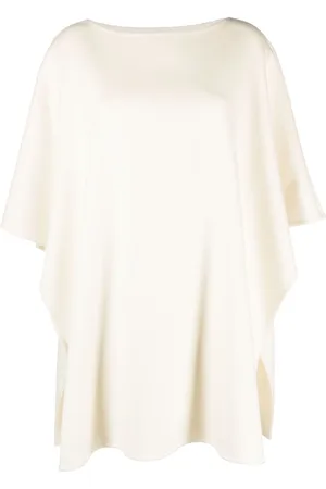 Fabiana Filippi Boat-neck knit poncho