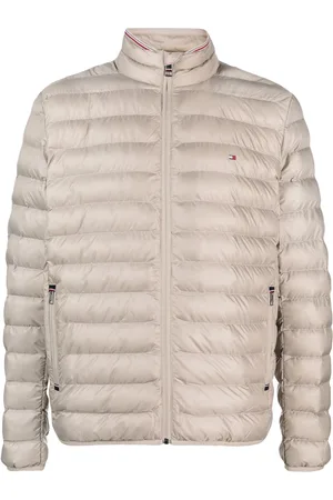 Tommy Hilfiger Logo-patch zipped puffer jacket