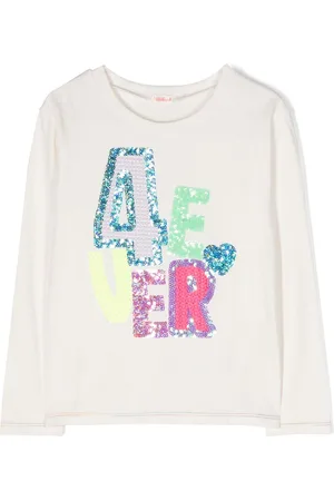 Billieblush Sequin-embellished cotton sweatshirt