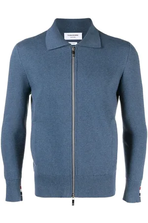 Thom Browne Front zip-fastening knit jacket