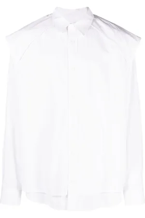 JUUN.J Overlapping-panel cotton shirt