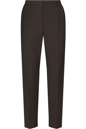 Dolce & Gabbana DG Essentials logo-embroidered trousers