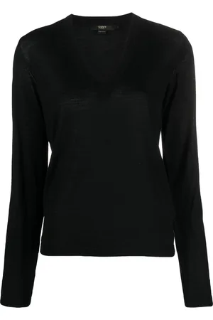 SEVENTY BY SERGIO TEGON Lightweight V-neck wool jumper