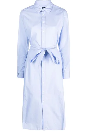 Ralph Lauren Belted cotton poplin shirtdress