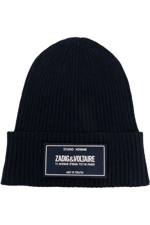 Zadig & Voltaire Embroidered-logo beanie hat