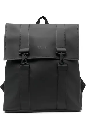 Rains MSN logo-debossed waterproof backpack