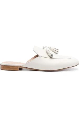 Scarosso Tassel-detailed leather mules