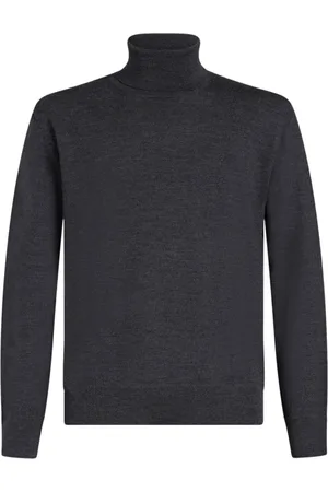 Etro Pegaso-embroidered high-neck jumper
