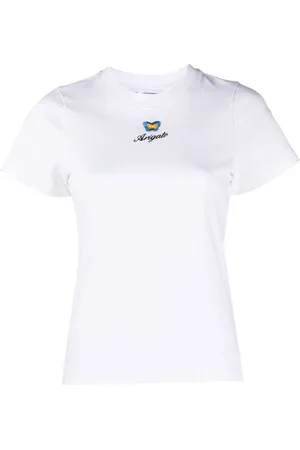 Axel Arigato Embroidered-logo short-sleeve T-shirt