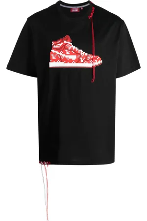 MOSTLY HEARD RARELY SEEN Sneaker-print cotton T-shirt