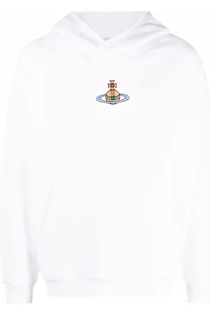 Vivienne Westwood Orb-embroidered organic-cotton hoodie