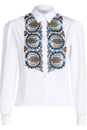 Etro Paisley-print poplin cotton shirt