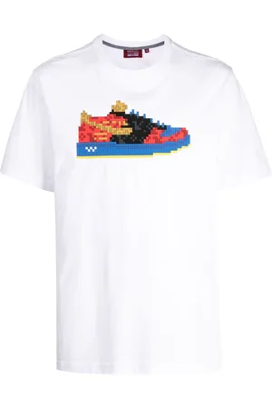 MOSTLY HEARD RARELY SEEN Sneaker-print cotton T-shirt