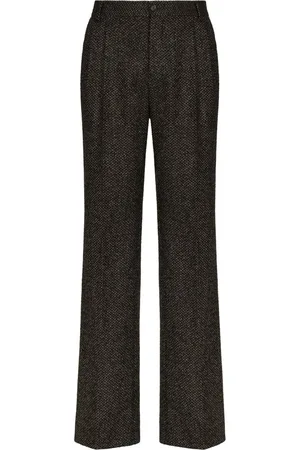 Dolce & Gabbana Straight-leg stretch-wool trousers