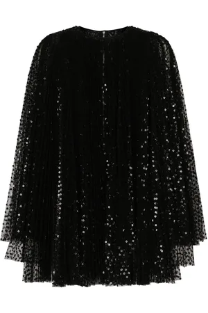 Dolce & Gabbana Sequin-embellished flared minidress
