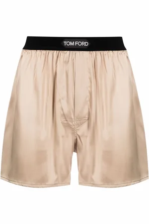 Tom Ford Logo-waist silk boxers