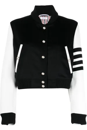 Thom Browne Varsity panelled bomber jacket