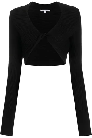 Patrizia Pepe Scoop-neck long-sleeve top