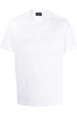 BRIONI Logo-appliqué cotton T-shirt