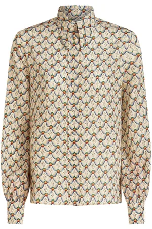 Etro Floral-print silk shirt