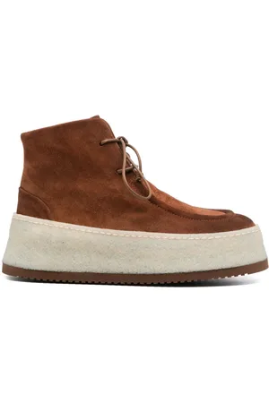 MARSÈLL Lace-up suede boots
