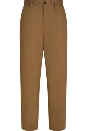 Dolce & Gabbana Straight-leg cotton trousers