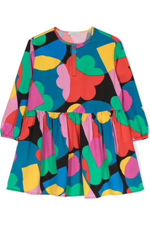 Stella McCartney Abstract-print flared dress