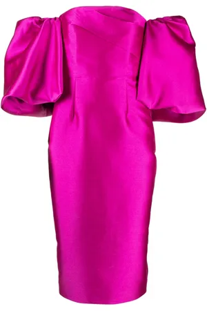 Solace The Arla off-shoulder dress