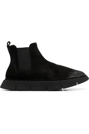 MARSÈLL Suede round-toe slip-on boots