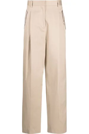 Lanvin Wide-leg gabardine trousers