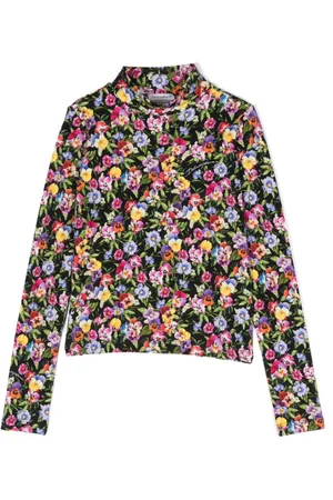 Dolce & Gabbana Floral-print cotton-blend top