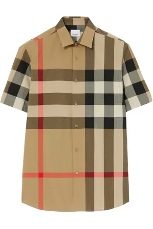 Burberry Checkered short-sleeved shirt
