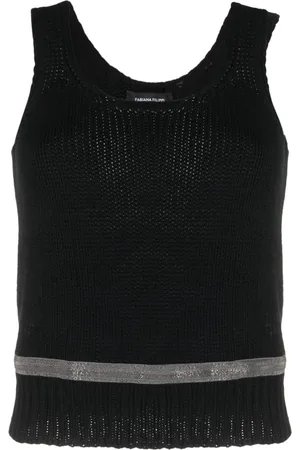 Fabiana Filippi Virgin wool knitted top